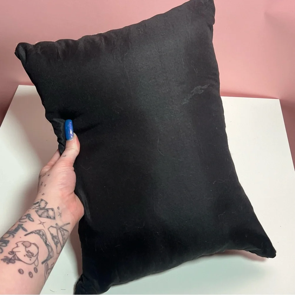 Y2K 2000s mcbling leopard cheetah fur pillow